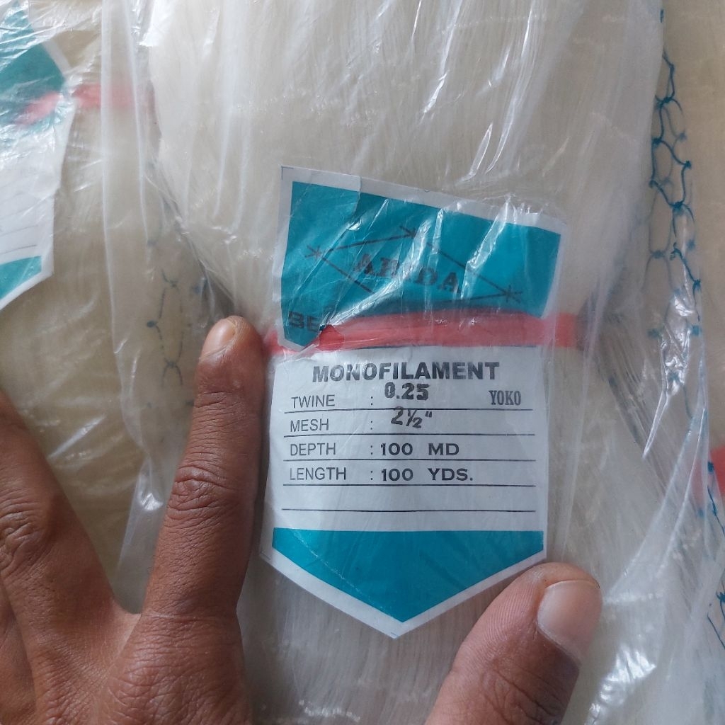 jaring ARIDA 2½ IN 0.25 100MD X 100YDS YOKO