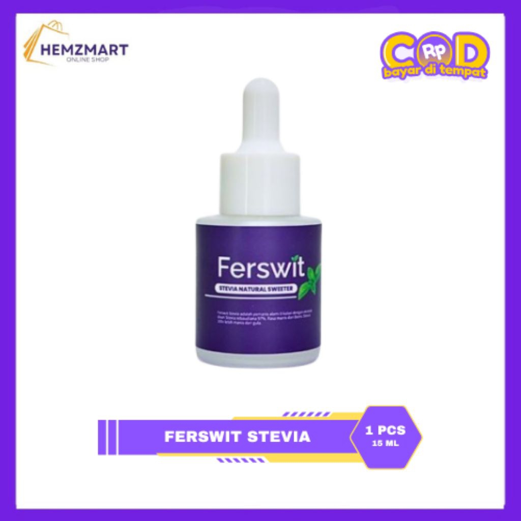 

Ferswit Stevia Tetes Gula Rendah 0 Kalori Untuk Penderita Diabetes 15 ML