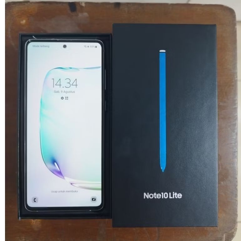 samsung note 10 lite ram 8/128gb second bekas mulus