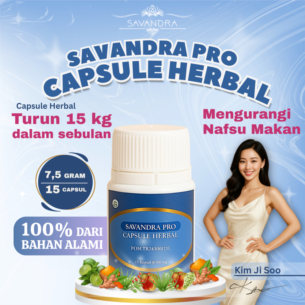 Savandra Slimming Pro Capsule Herbal Alami
