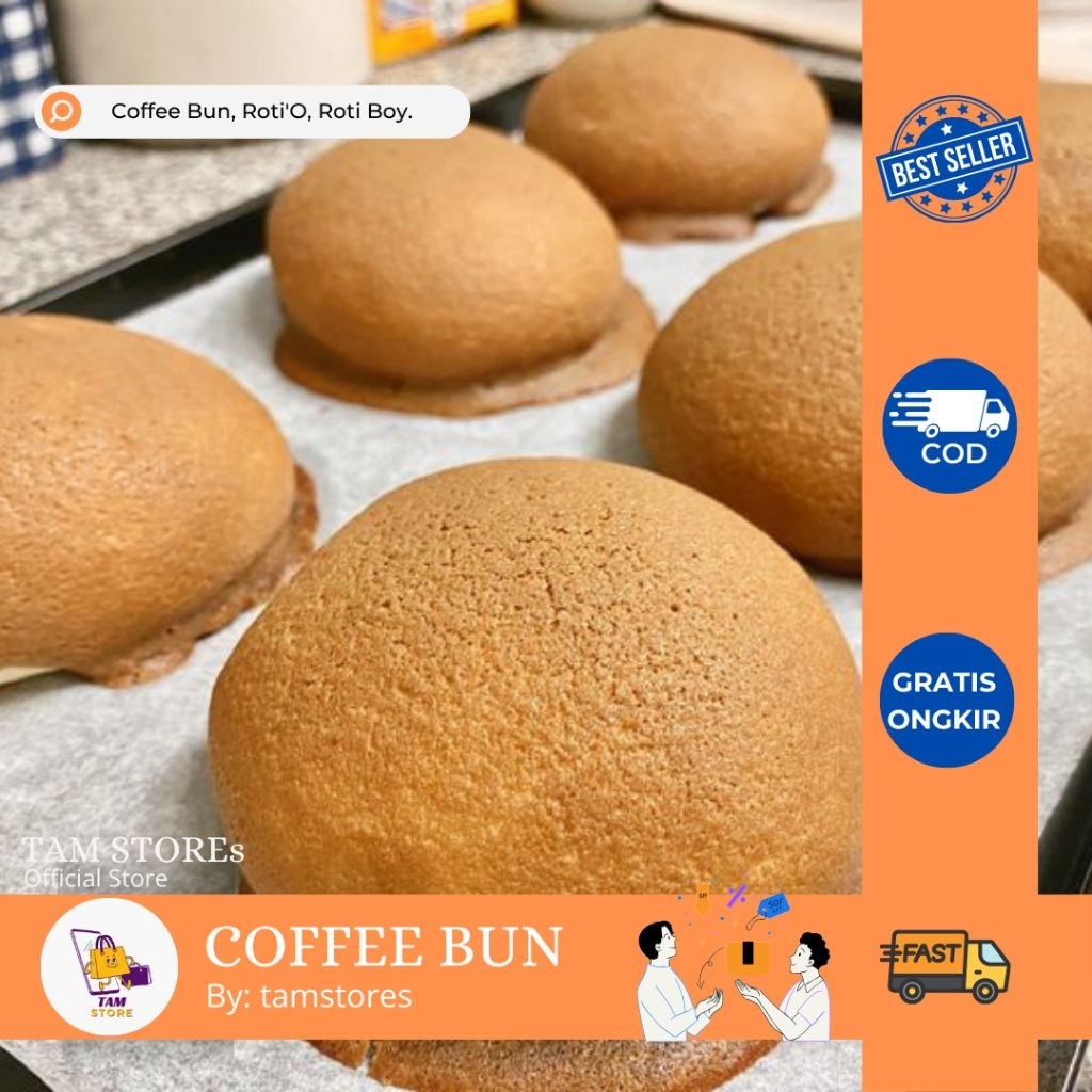

[COD] Coffee bun | Roti'O | Roti Boy | Roti Mum Harum Paketan