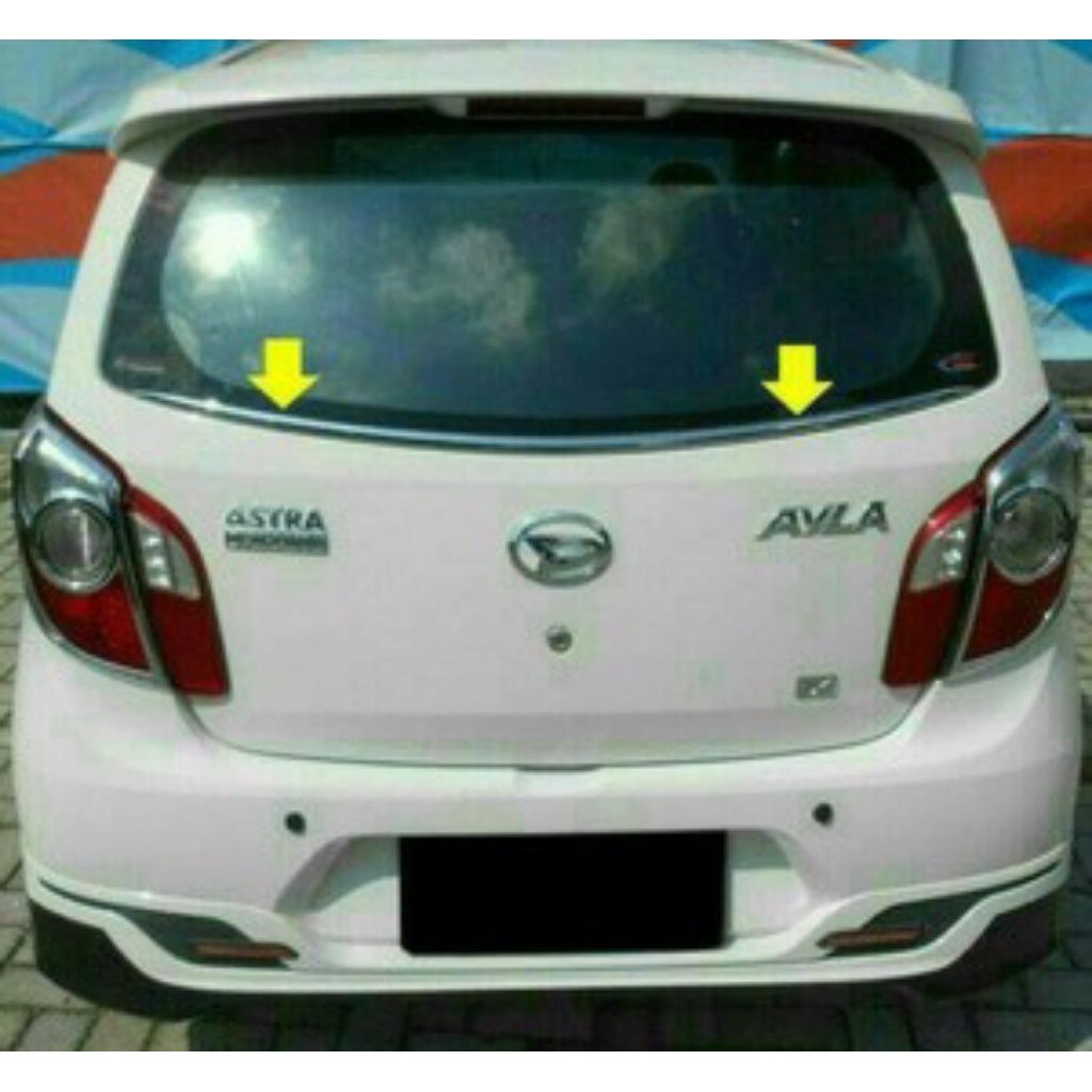 List Kaca Belakang Mobil Agya / Ayla 2014 - 2016