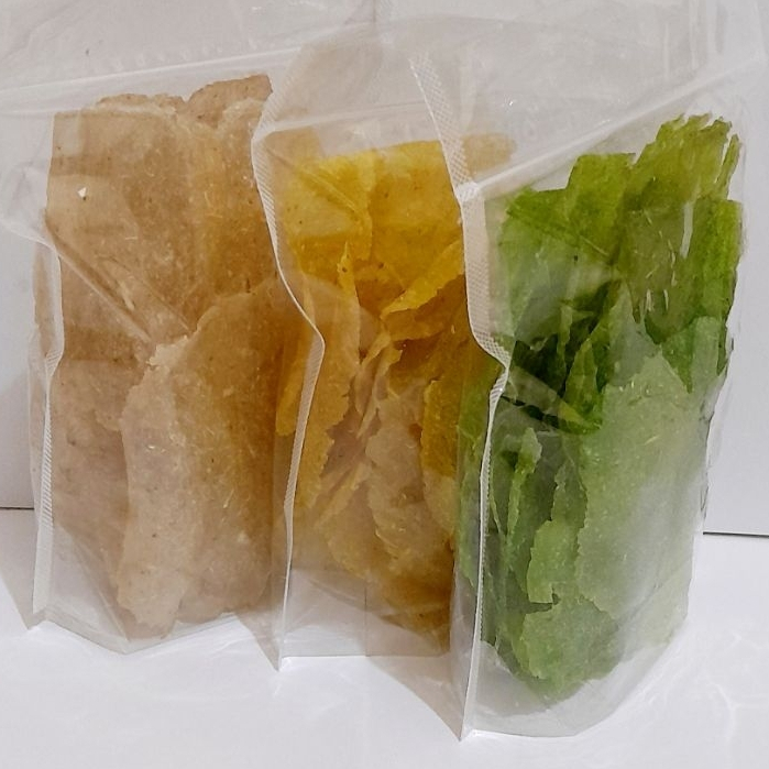 

Enye-enye mentah | opak singkong gurih | kicimpring renyah