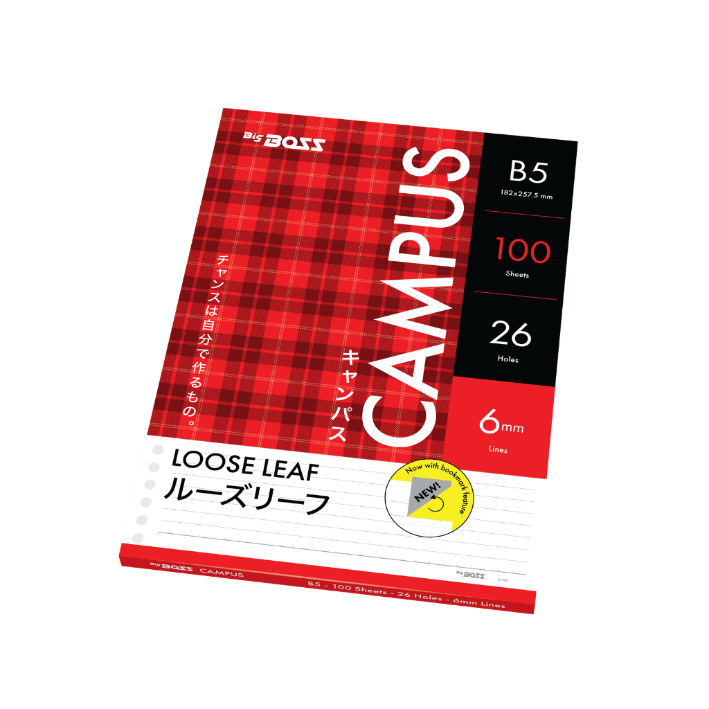 

Big BOSS Loose Leaf - Kertas Binder Refill A5 B5 Premium untuk Sekolah Kantor & Jurnal