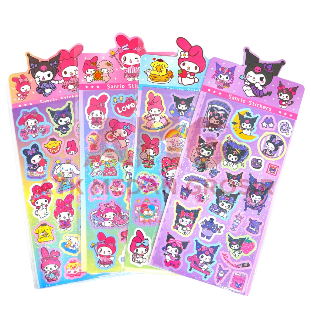 

STICKER HOLOGRAM GLITTER FANCY KARAKTER 22,5 X 9,5 CM BERBAGAI MOTIF