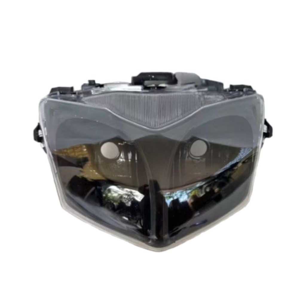 REFLEKTOR PLUS MIKA HOMDA SUPRA X 125 HELM IN SMOKE HITAM BAHAN BILED