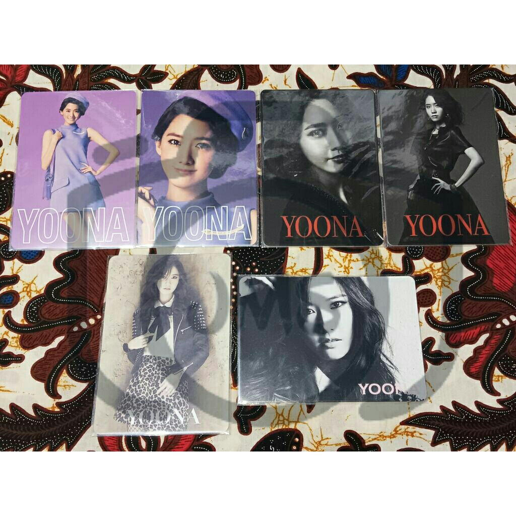 [TAKE ALL] Photocard Postcard Yoona Girls Generation SNSD OhGG Japan Tour Photo Card Post Card Girls