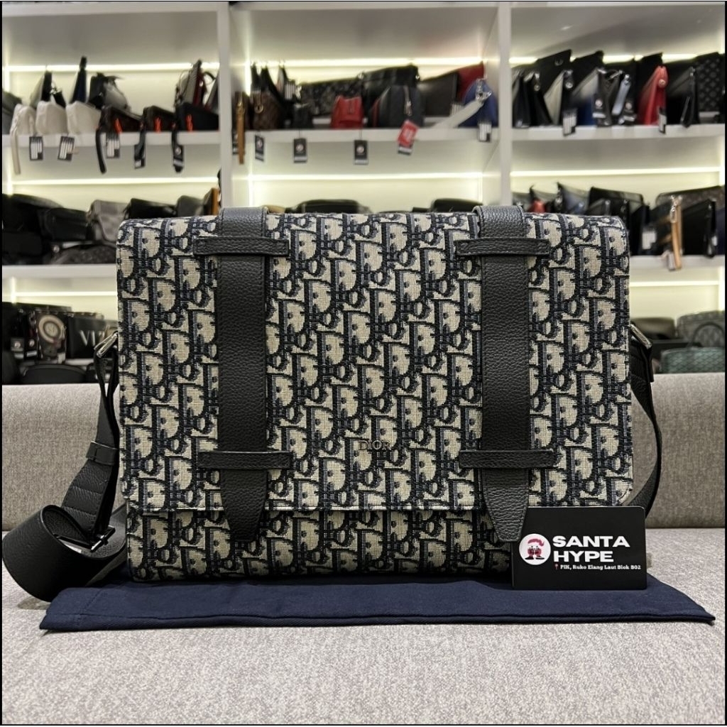Dior Oblique Logo Messenger Bag