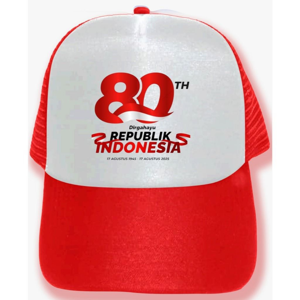 Topi HUT Kemerdekaan RI 80th