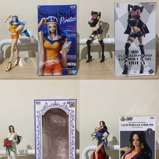 Vivi, Boa Hancock, Reiju. Portrait of Pirates, Megahouse, Glitter & Glamours, FDS BIB