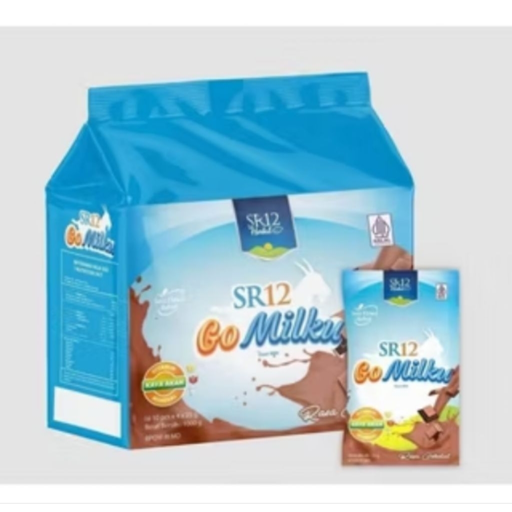 

[TERLARIS] GOMILKU Varian Chocolate 1000g isi 40 Sachet / Susu Kambing Etawa Bubuk SR12 Bisa COD / Bayar Ditempat