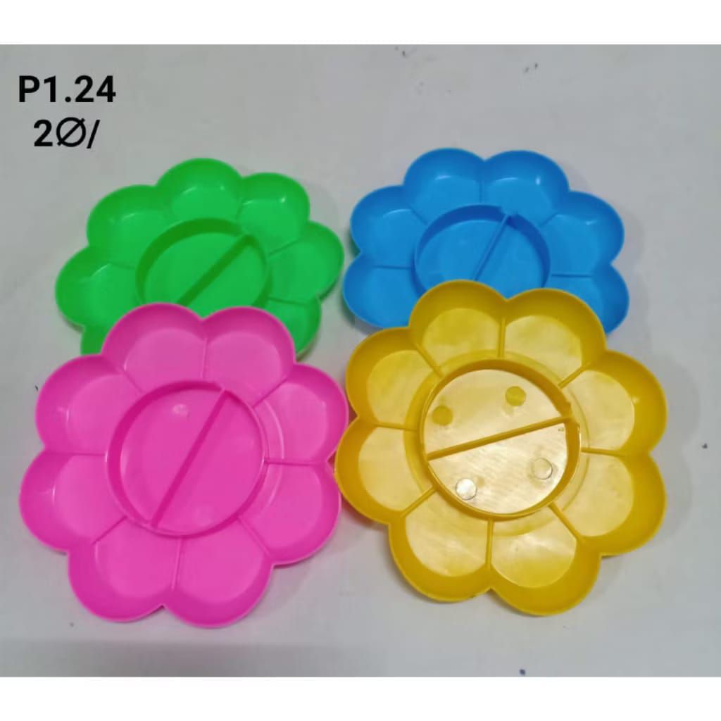 

(12) Palet Wadah Cat air / Cat akrilik / Piring Lukis