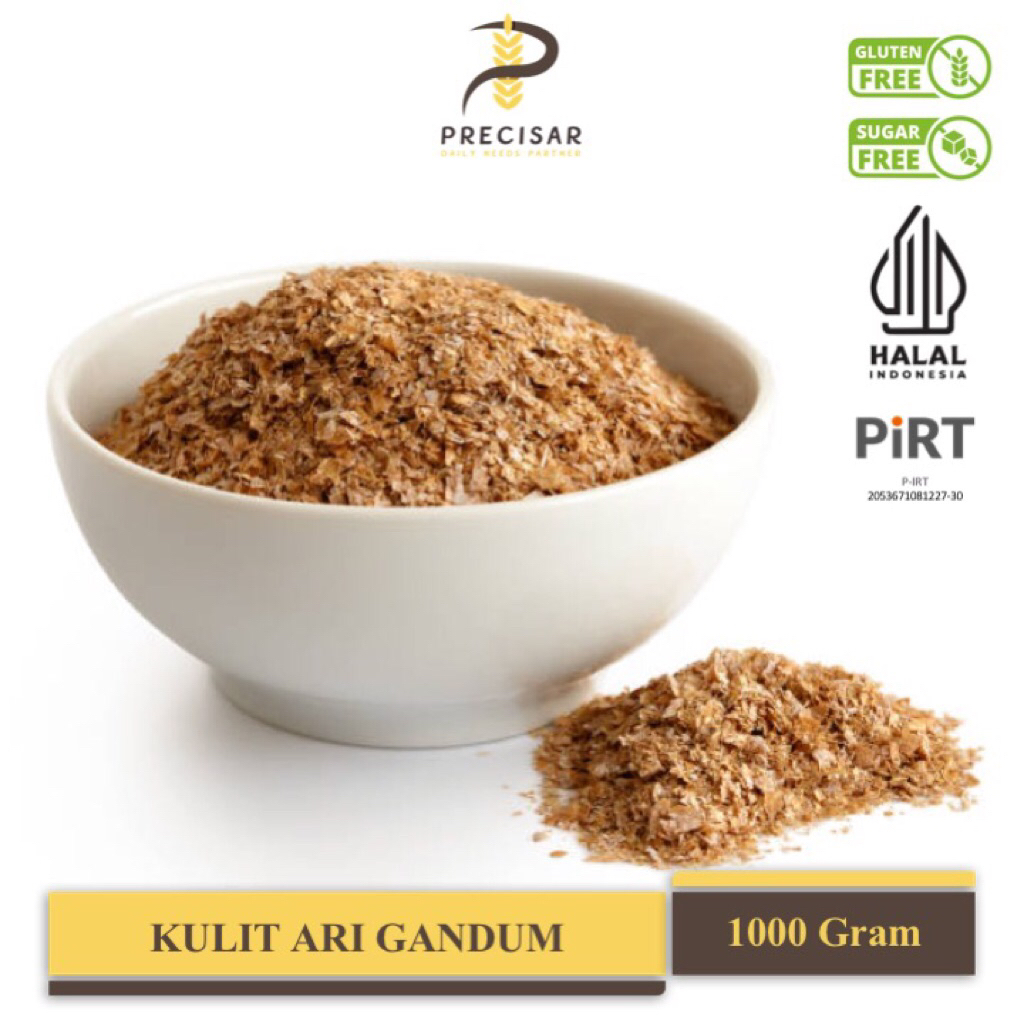 

Kulit Ari Gandum / Wheat Bran / Coarse Bran - Organic | Natural | Vegan | Sugar Free - 500g & 1000g