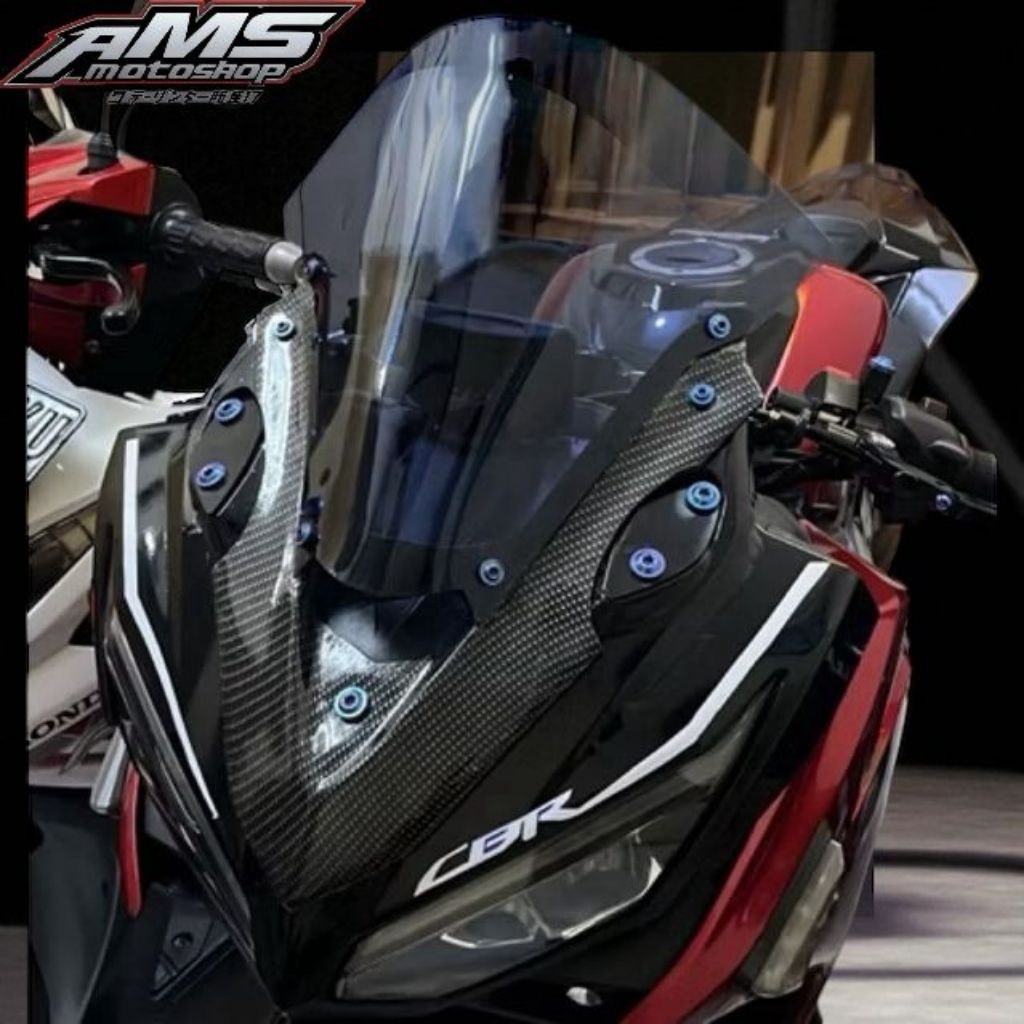 VISOR V2 CBR150R FACELIFT K45N 2019 2020 CARBON