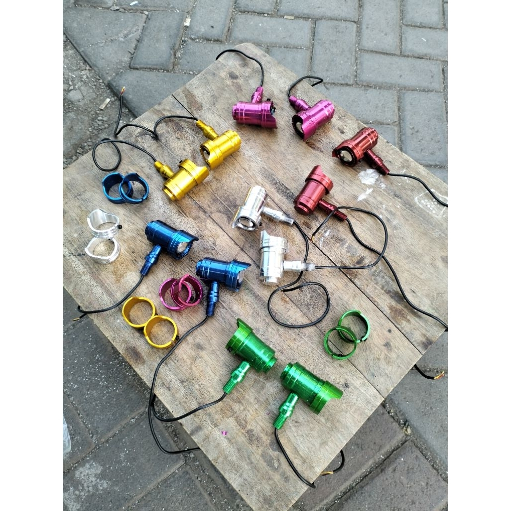 NRV SEIN LED CB MODEL TOPI /SEN CB GL100 /LAMPU RITING FULL ANODES