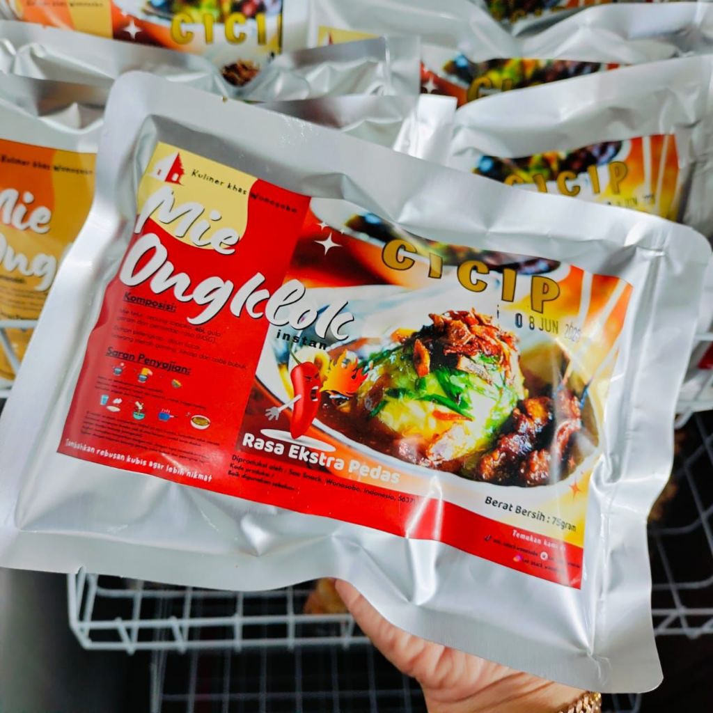 

CICIP MIE ONGKLOK INSTAN EXTRA PEDAS 100% ASLI KHAS DIENG WONOSOBO RASA MIRIP SEPERTI ASLINYA