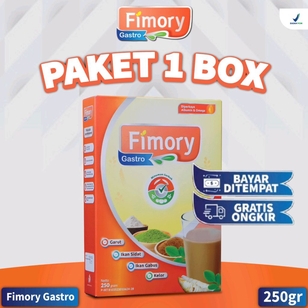 

Fimory Gastro - Paket 1Box Sereal Umbi Garut Solusi Ampuh Atasi Asam Lambung Tanpa Obat