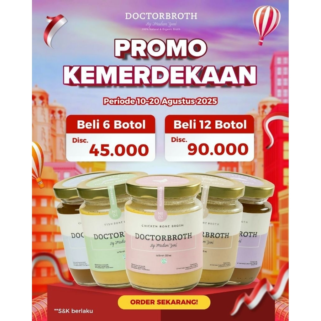 

PROMO KEMERDEKAAN CHICKEN Bone Broth