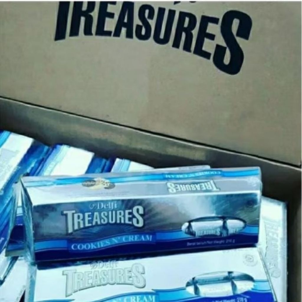 

Cokelat Delfi Treasures Golden Cookies 216gr