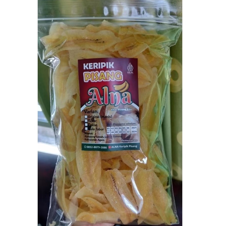 

Keripik Pisang Ori 500 gr