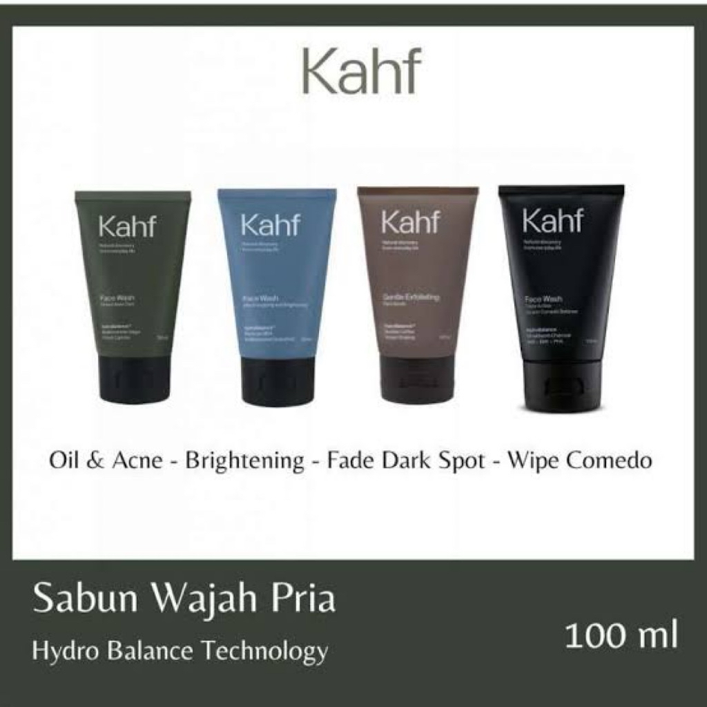 KAHF Facial Wash / Kahf Sabun Cuci Muka / Sabun Kahf