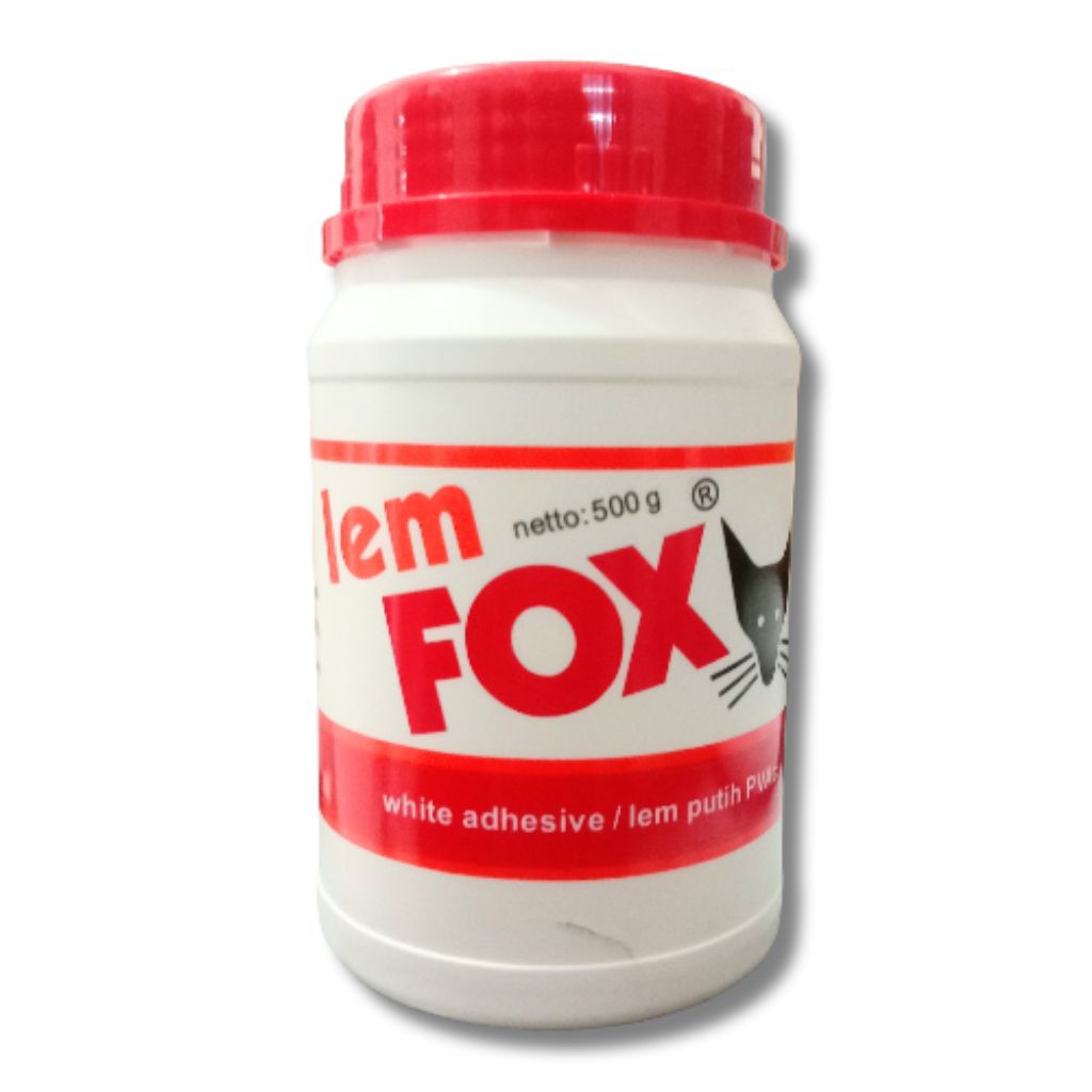 

[YOBANA] FOX LEM PUTIH PVAC 500GR LEM FOX LEM KERTAS