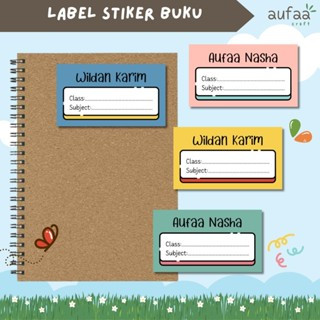 

[20pcs] Label Stiker Buku | Stiker Buku Custom