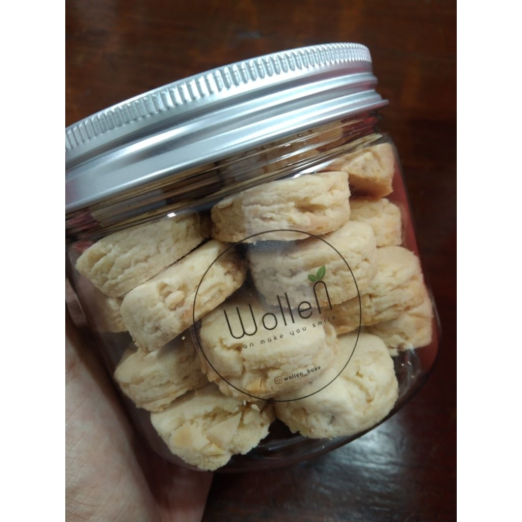 

white almond kukis, kue almond