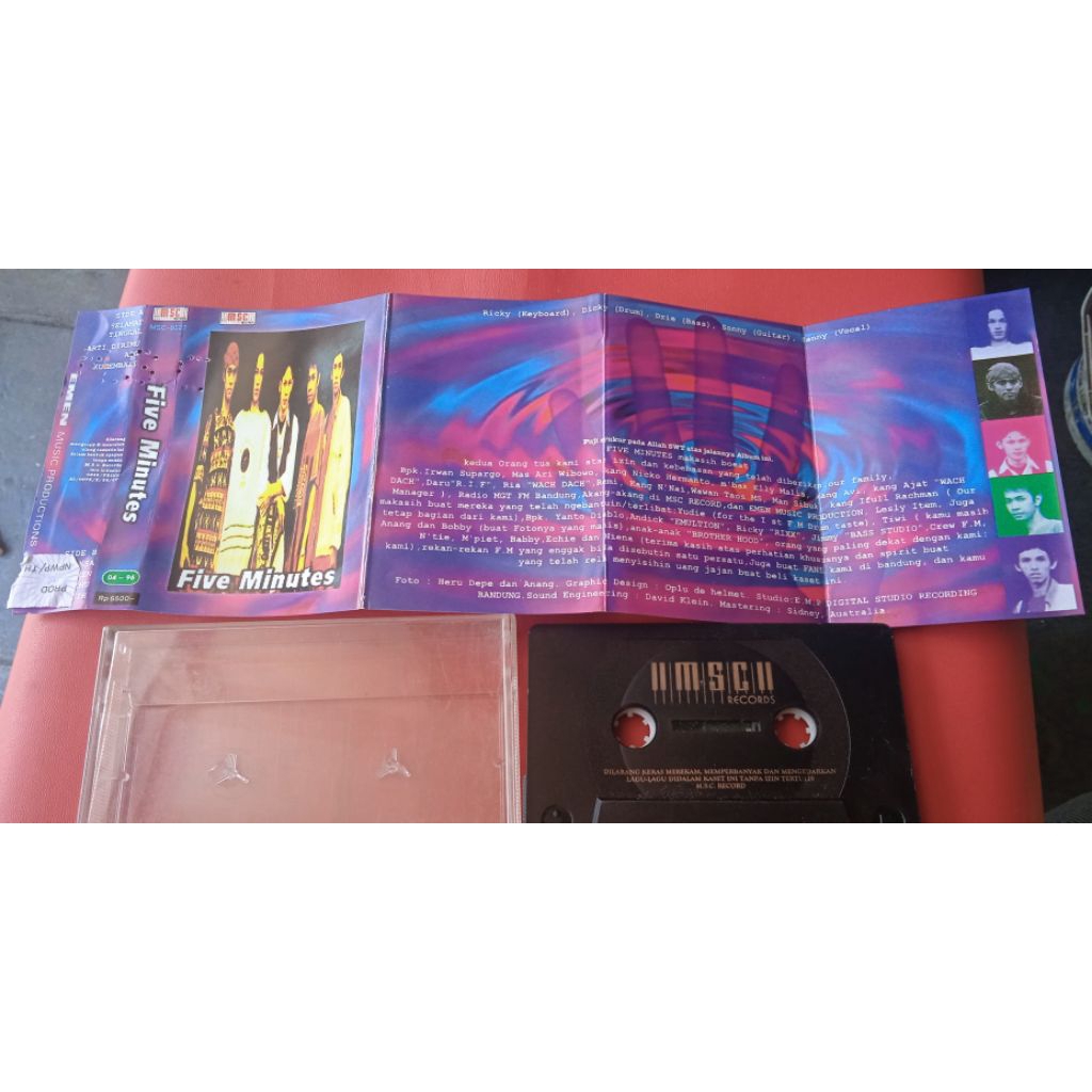 Kaset Original FIVE MINUTES 1st album