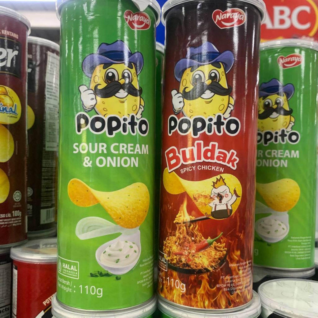 

Naraya Popito Chips 110gr Potato Crspy All Varian