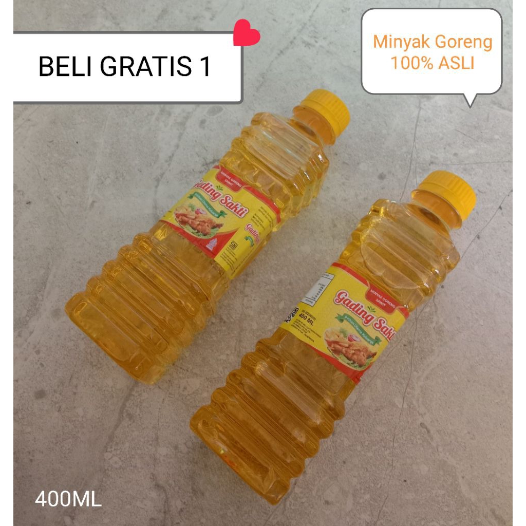 

Minyak Goreng 100% Asli murnih minyak goreng botol 400ML