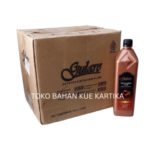 

Gulare Gula Aren Cair Premium 1,3kg (isi 12) - KARTON
