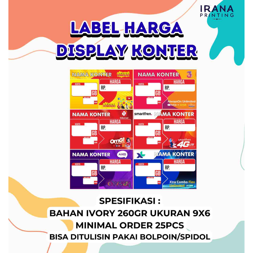 

Label Harga Paket Internet | Ivory 260gr | Bisa Tulis Pakai Spidol