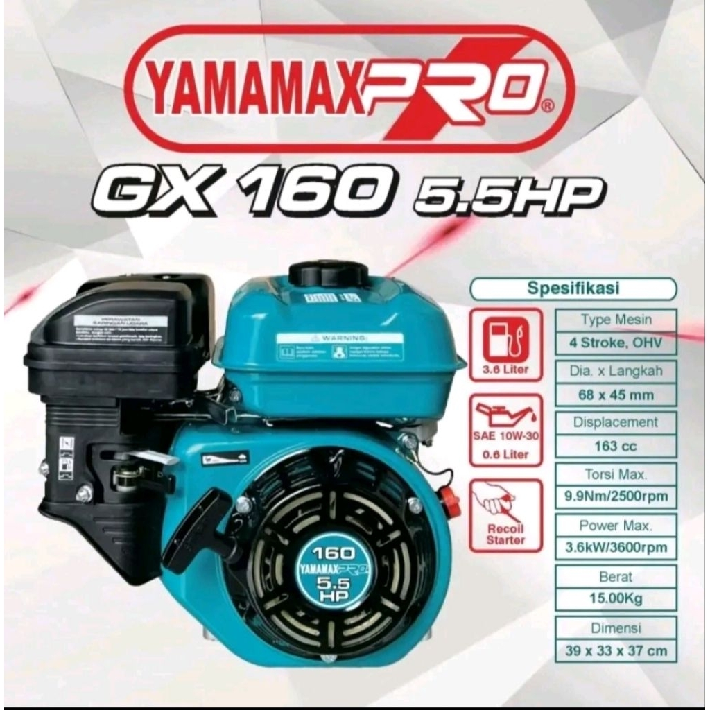 mesin penggerak yamamax pro