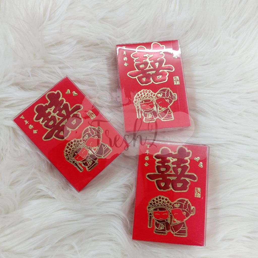 

35 pcs angpao shuangxi / angpao wedding / amplop nikah / angpao sangjit