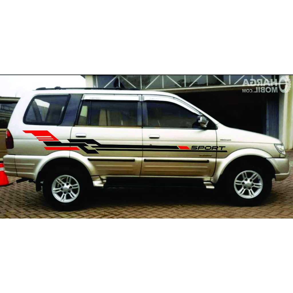 promo sticker cutting mobil kijang panther sticker list body mobil kijang panther