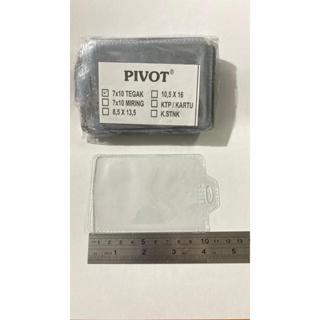 

(100 Pcs) Plastik ID Card Mika 7x10cm Tegak / Plastik Name Badge KTP Nametag Panitia Mika 7x10cm