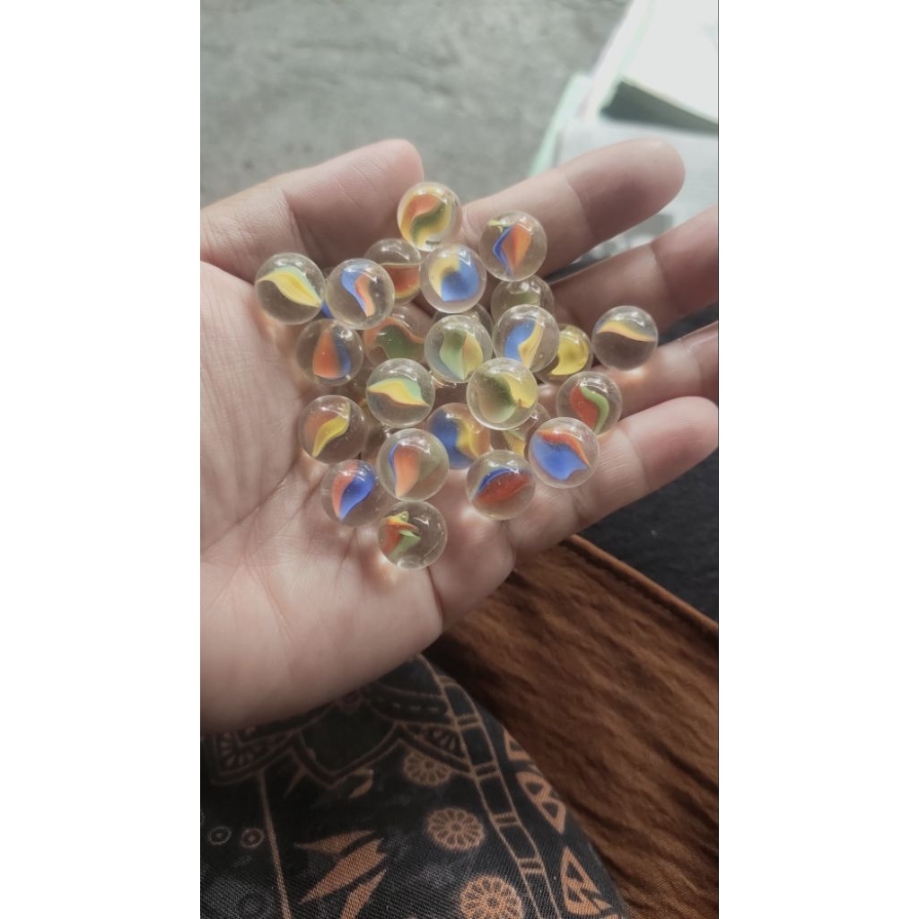 kelereng kecil isi 100