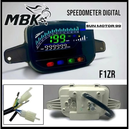 Speedometer Digital F1ZR FizR Force One Vega R Kilometer Digital