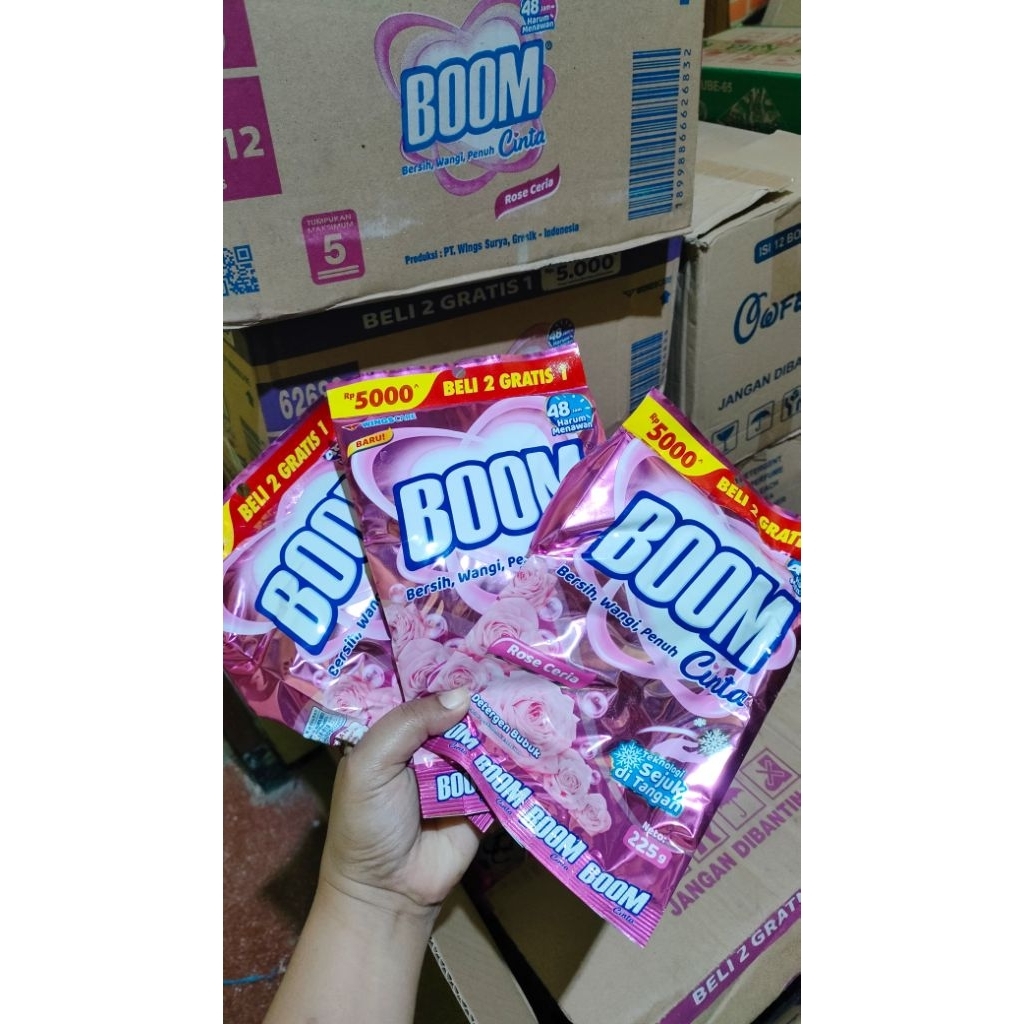 

paket 30rb 10pcs BOOM 5000 kemasan 255g