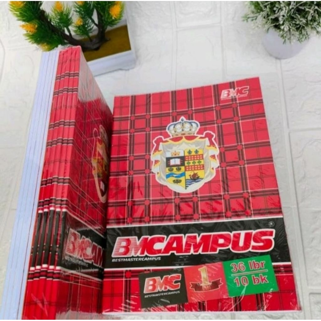 

Buku Tulis BMCampus 36 Lembar 1Pack[10Buku]