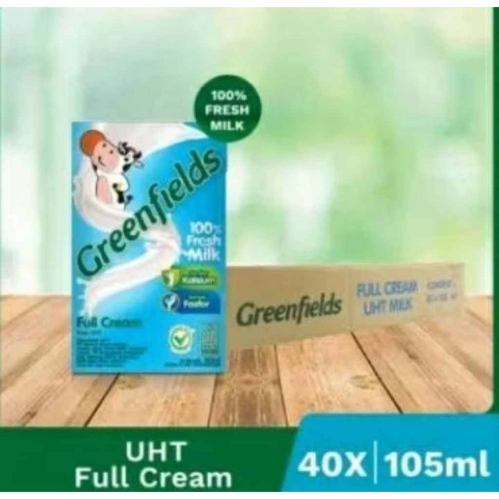 

Susu Greenfields Full Cream UHT 105ml 1 dus