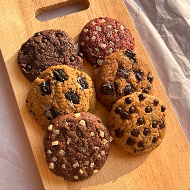 

PAKET BUNDLING BUY 5 GET 1 SOFT COOKIES HOMEMADE | SOFT BAKED COOKIES | COOKIES 55gr