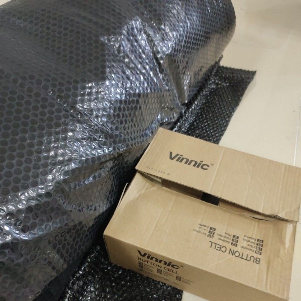 

tambahan packing kardus + buble wrap