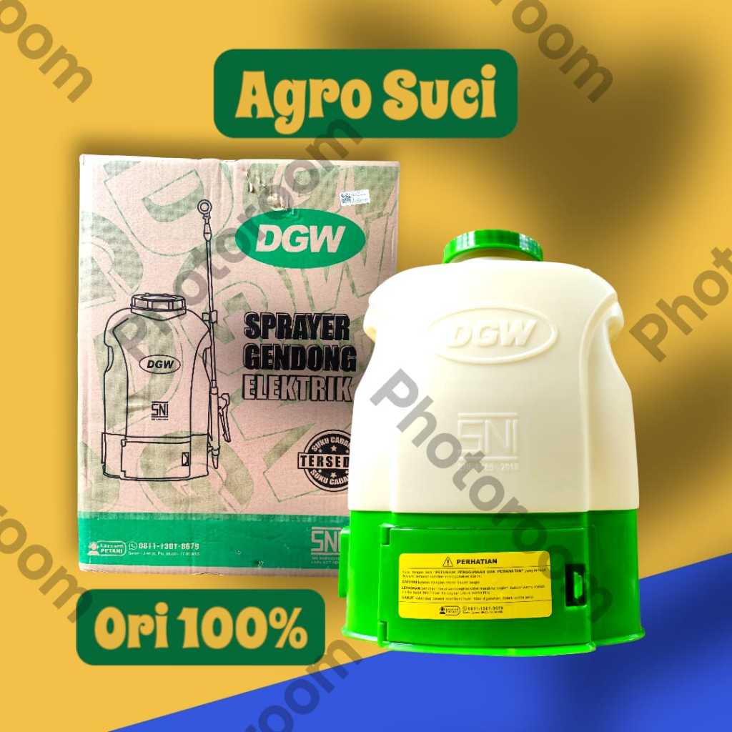 SPRAYER / TANGKI ELEKTRIK DGW 16 Liter - NAYA PUTIH HIJAU