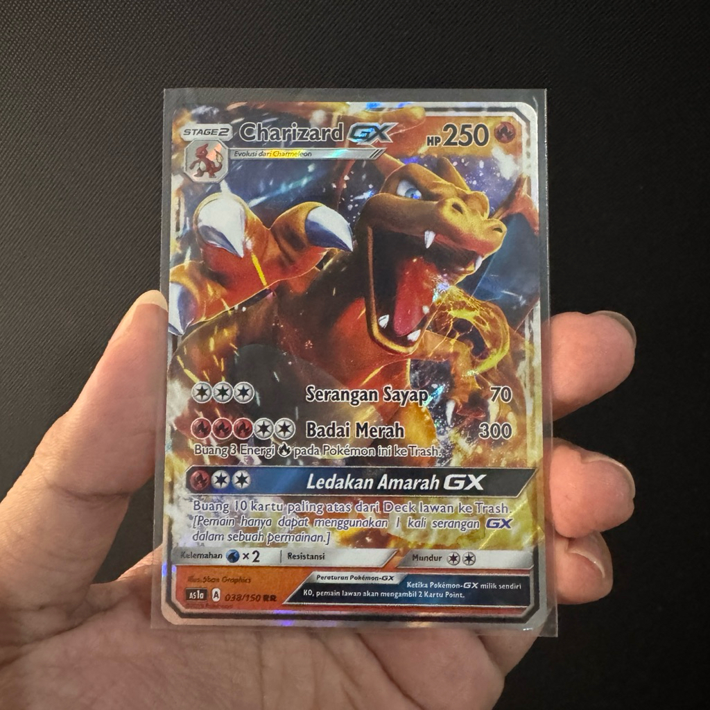 Charizard GX RR as1A 038/150 (ID) - Kartu pokemon TCG