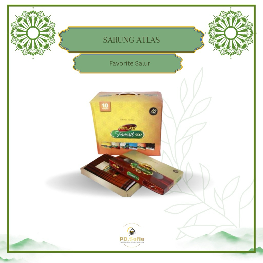 sarung atlas 1Kodi (20pcs) | peralatan shalat