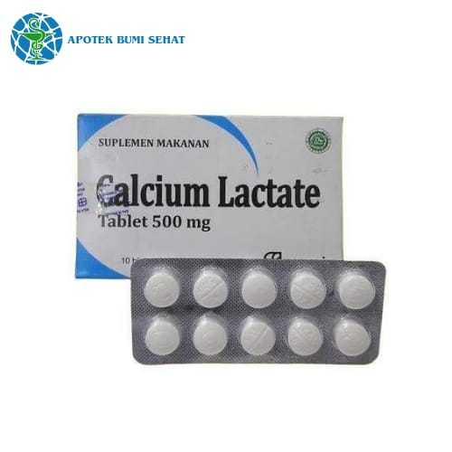 CALCIUM LACTATE 500 MG MERSI PER BOX