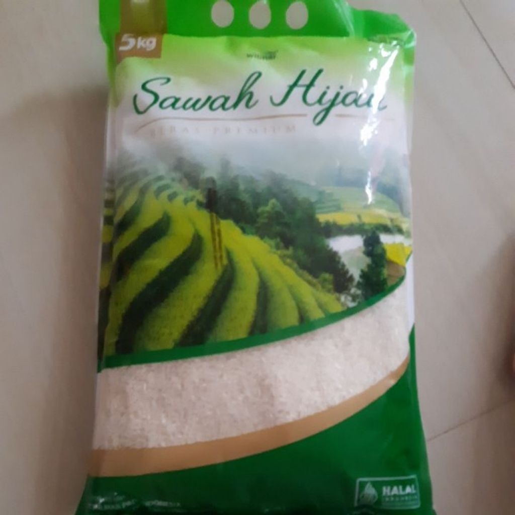 

Beras sawah hijau 5kg Beras cantik bersih