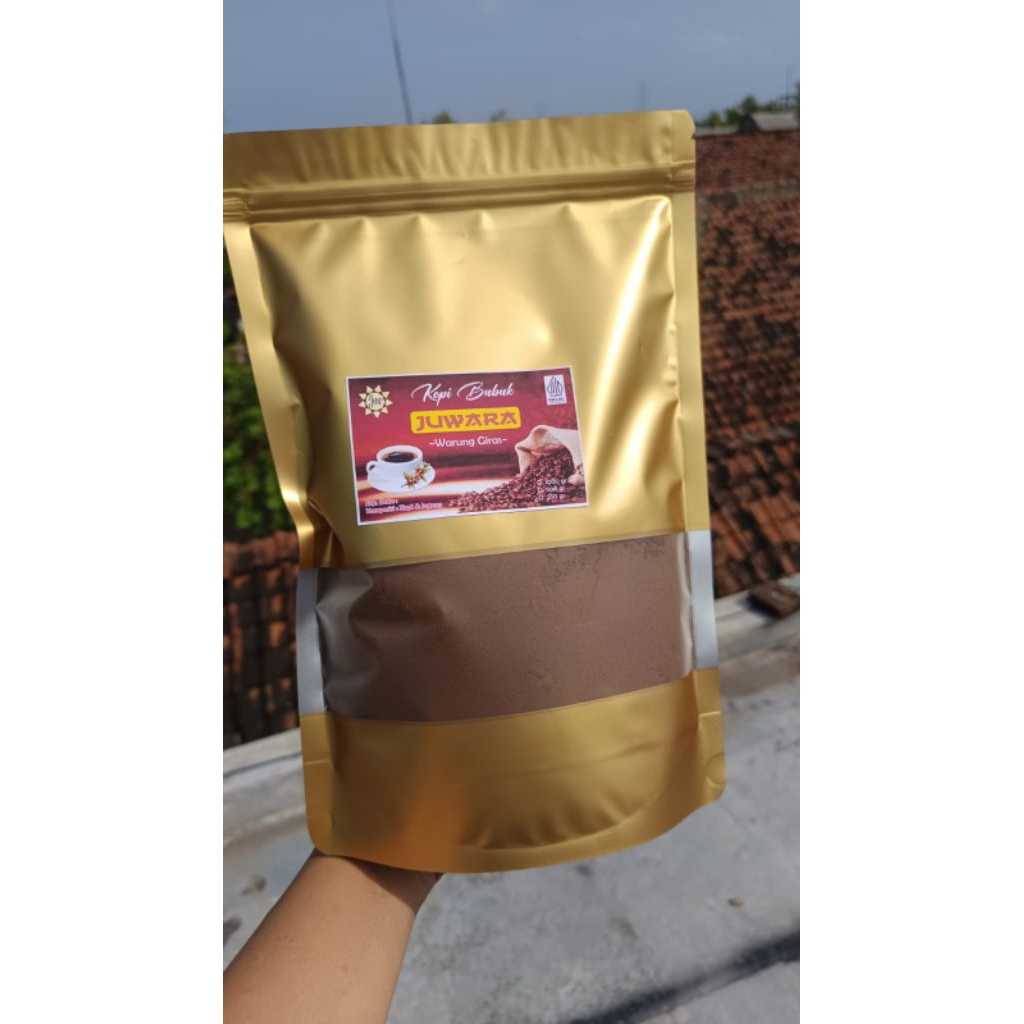 

1kg Kopi Bubuk Juwara Kopi Hitam Giras Free 200g